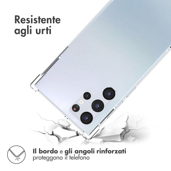 imoshion Shockproof Case Samsung Galaxy S22 Ultra - Transparant