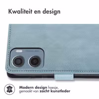 imoshion Luxe Bookcase Motorola Moto G05 / E15 - Lichtblauw