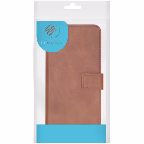 imoshion Luxe Bookcase Motorola Edge Plus - Bruin