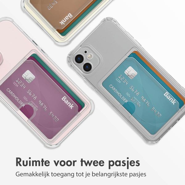 imoshion Softcase Backcover met pasjeshouder iPhone 11 - Transparant