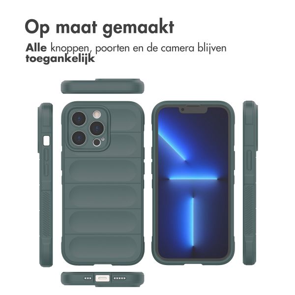 imoshion EasyGrip Backcover iPhone 13 Pro - Donkergroen