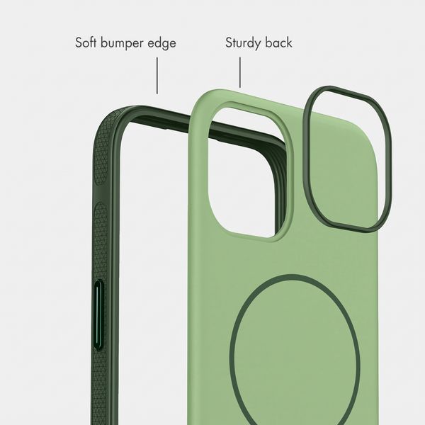 imoshion Colour Case with Thin MagSafe Ring Apple iPhone 14 / 13 - Dark Green