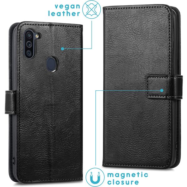 imoshion Luxe Bookcase Samsung Galaxy A11 / M11 - Zwart