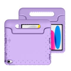 imoshion Kids-Proof Back Cover with Handle Apple iPad 11 (2025) 11 inch A16 / iPad 10 (2022) 10.9 inch - Lila