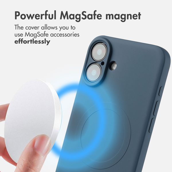 imoshion Colour Back Cover with MagSafe Apple iPhone 16 Plus - Dark Blue