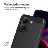 imoshion Brushed Backcover Xiaomi Poco X7 Pro - Zwart