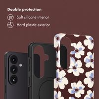 Selencia Vivid Case with MagSafe Samsung Galaxy S26 FE - Choco Flower Pop