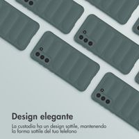 imoshion EasyGrip Backcover Samsung Galaxy S21 FE - Donkergroen