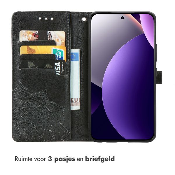 imoshion Mandala Bookcase Xiaomi Redmi Note 15 Pro Plus (5G) - Zwart
