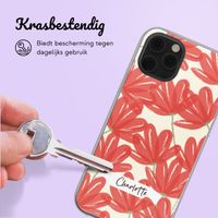 Hoesje met eigen foto en/of tekst Apple iPhone 12 (Pro) - Bloemen