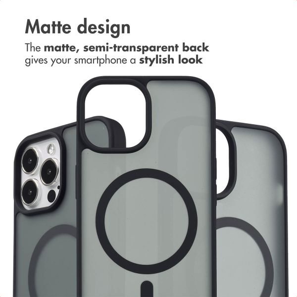 imoshion Colour Guard Back Cover with MagSafe Apple iPhone 13 Pro Max - Black