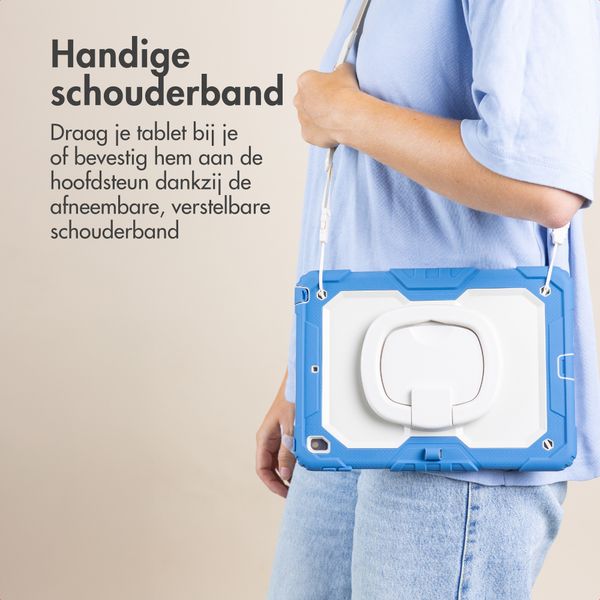 imoshion Rugged Kidsproof Backcover Samsung Galaxy Tab A9 Plus - Blauw