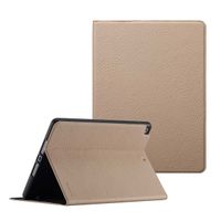 Selencia Riva Bookcase Apple iPad 9 (2021) 10.2 inch / iPad 8 (2020) 10.2 inch / iPad 7 (2019) 10.2 inch - Beige