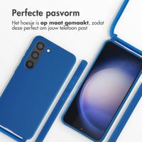 imoshion Siliconen hoesje met koord Samsung Galaxy S23 - Blauw