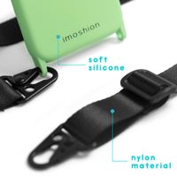 imoshion Color Backcover met koord - Nylon Strap iPhone Xs / X