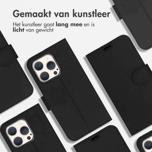 Accezz Wallet Softcase Bookcase Apple iPhone 15 Pro - Zwart