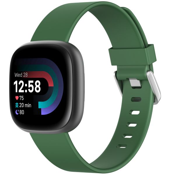 imoshion Siliconen bandje Fitbit Versa (2) / Versa Lite  - Maat L - Donkergroen