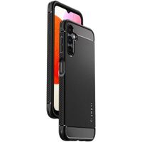 Spigen Rugged Armor Backcover Samsung Galaxy A14 (5G) - Carbon Zwart