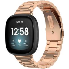 imoshion Stalen bandje Fitbit Versa 4 / 3 / Sense (2) - Rosé Goud