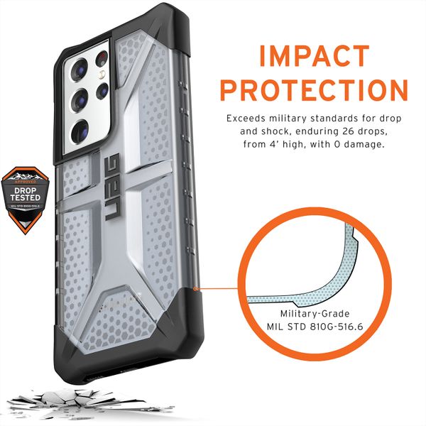 UAG Plasma Backcover Samsung Galaxy S21 Ultra - Ash Clear