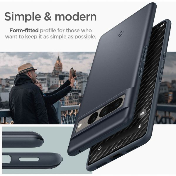 Spigen Thin Fit Backcover Google Pixel 7 Pro - Metal Slate