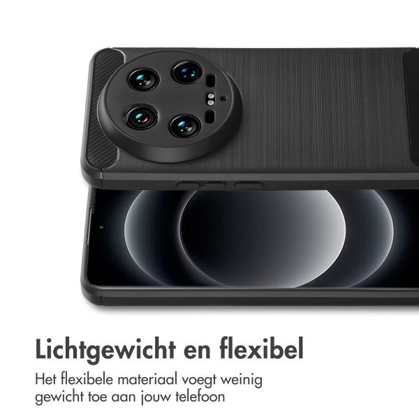 imoshion Brushed Backcover Xiaomi 14 Ultra - Zwart