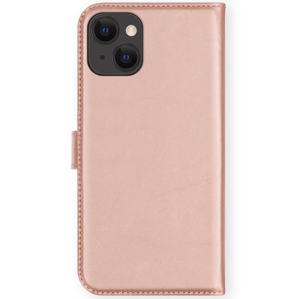 Selencia Echt Lederen Bookcase iPhone 13 Mini - Roze