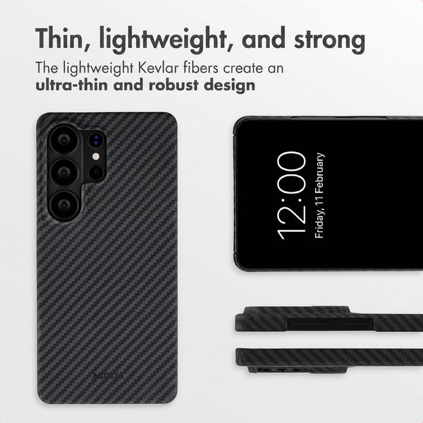 Accezz MagSafe Kevlar® Back Cover Samsung Galaxy S26 Ultra - Black