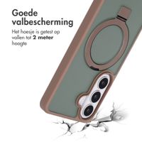 Accezz Ring Stand Backcover met MagSafe Samsung Galaxy S26 - Bruin