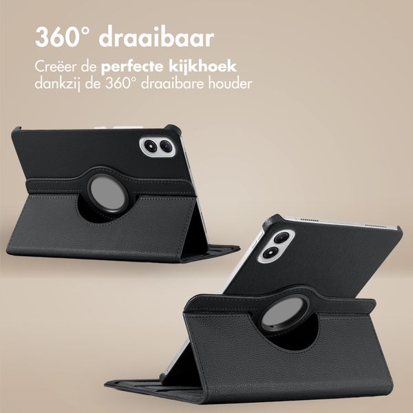imoshion 360° draaibare Bookcase Xiaomi Redmi Pad 2 Pro - Zwart