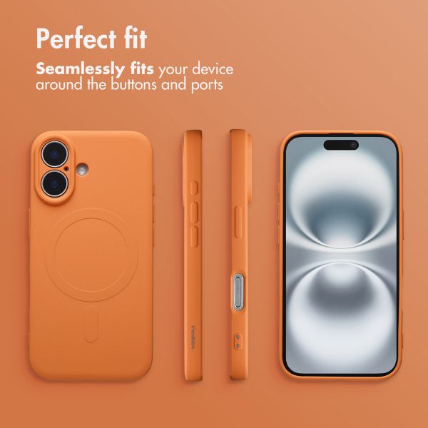 imoshion Colour Back Cover with MagSafe Apple iPhone 16 - Orange