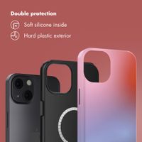 Selencia Vivid Back Cover with MagSafe Apple iPhone 13 - Gradient Soft Blush