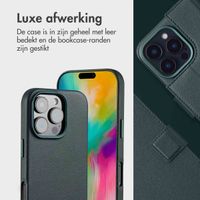 Accezz Leather Bookcase 2-in-1 met MagSafe Apple iPhone 16 Pro Max - Cedar Green