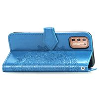Mandala Bookcase Motorola Moto G9 Plus - Turquoise