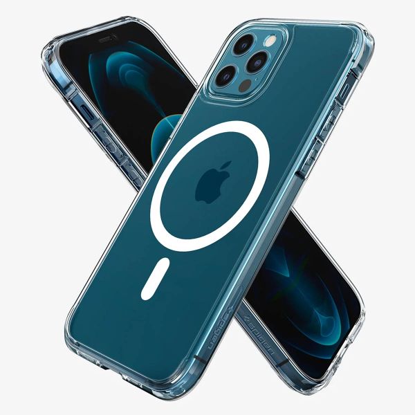 Spigen Ultra Hybrid Backcover MagSafe Apple iPhone 12 (Pro) - White