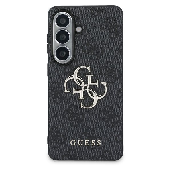 Guess 4G Metal Logo Backcover Samsung Galaxy S26 - Zwart