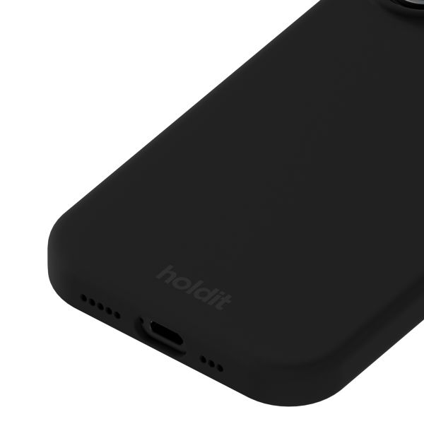 Holdit Silicone Case Apple iPhone 17 - Zwart