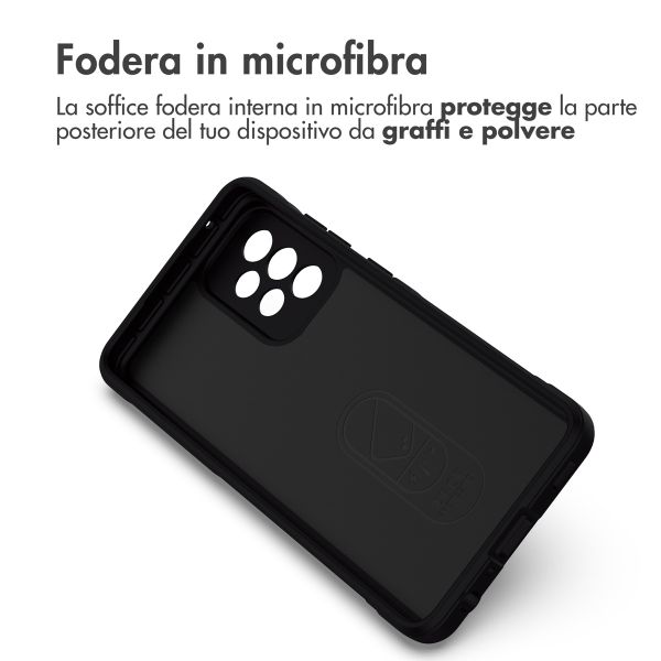 imoshion EasyGrip Backcover Samsung Galaxy A52(s) (5G/4G) - Zwart