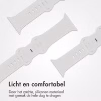 imoshion Siliconen⁺ bandje Google Pixel Watch 3 / 4 (45 mm) - Maat L - Wit