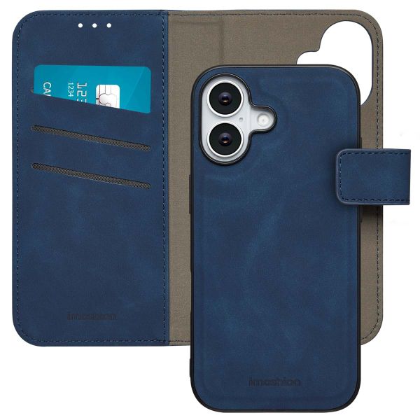 imoshion Uitneembare 2-in-1 Luxe Bookcase Apple iPhone 17 - Blauw