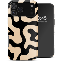 Selencia Vivid Back Cover with MagSafe Apple iPhone 17 Pro Max - Art Wave Black