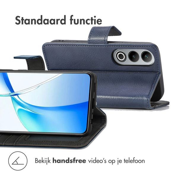 imoshion Luxe Bookcase OnePlus Nord CE 4 - Donkerblauw