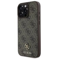 Guess 4G Metal Logo Backcover MagSafe Apple iPhone 16 Pro Max - Bruin