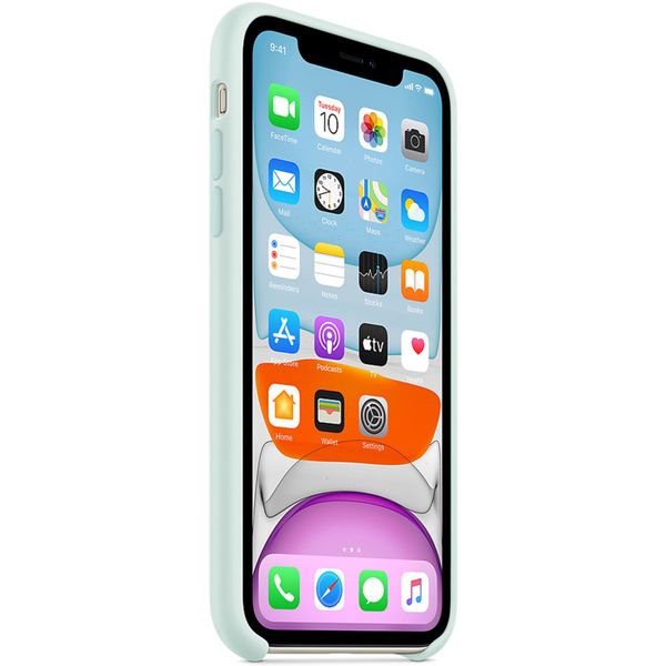 Apple Silicone Backcover iPhone 11 - Seafoam