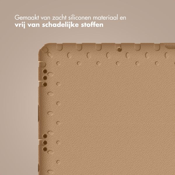 imoshion Kidsproof Backcover met handvat Samsung Galaxy Tab A11 Plus / A9 Plus - Bruin