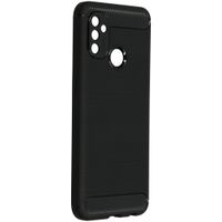 Brushed Backcover OnePlus Nord N100 - Zwart