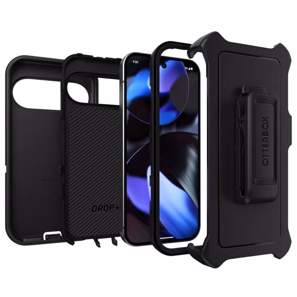 OtterBox Defender Rugged Backcover Google Pixel 9 / 9 Pro - Zwart