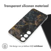 imoshion Design hoesje Samsung Galaxy S24 Plus - Black Marble