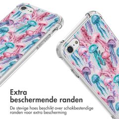 imoshion Design hoesje met koord Apple iPhone SE (2022 / 2020) / 8 / 7 - Jellyfish Watercolor