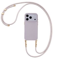 Selencia Universeel Telefoonkoord met 2 haken - verstelbaar - Muted Mauve